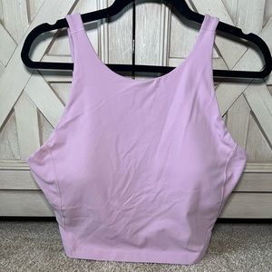 Lululemon Align High-Neck Tank in color Pink Peony size 12.
